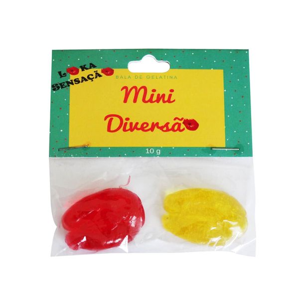 Bala de Gelatina Vagina Mini Diversão 10g Loka Sensação