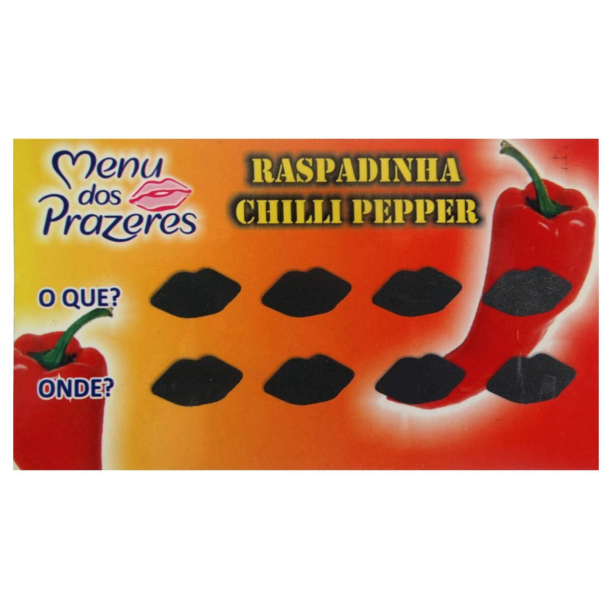 Raspadinha Chilli Pepper Menu dos Prazeres