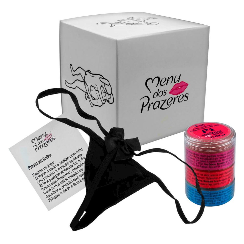 Kit prazer ao cubo menu dos prazeres para Alinhamento Coital