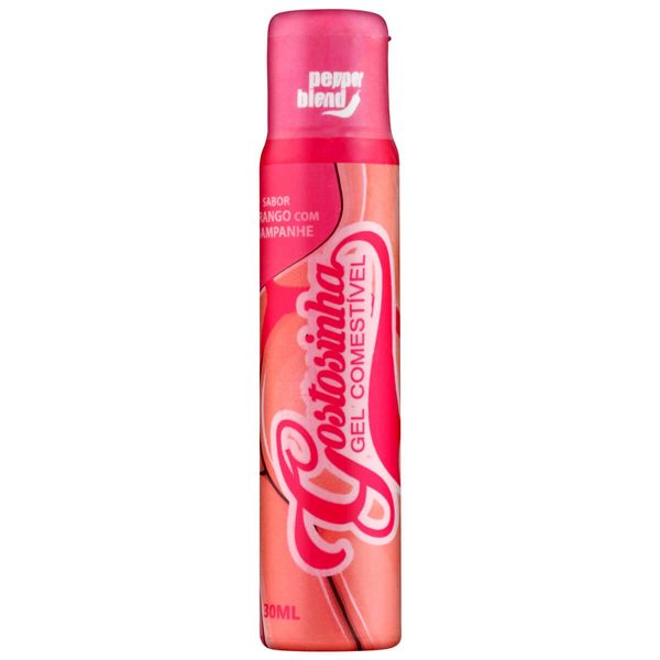 Gostosinha Gel Comestível Morango com Champanhe 30gr Pepper Blend