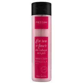 Sabonete Líquido Fragola Morango 240ml Pessini