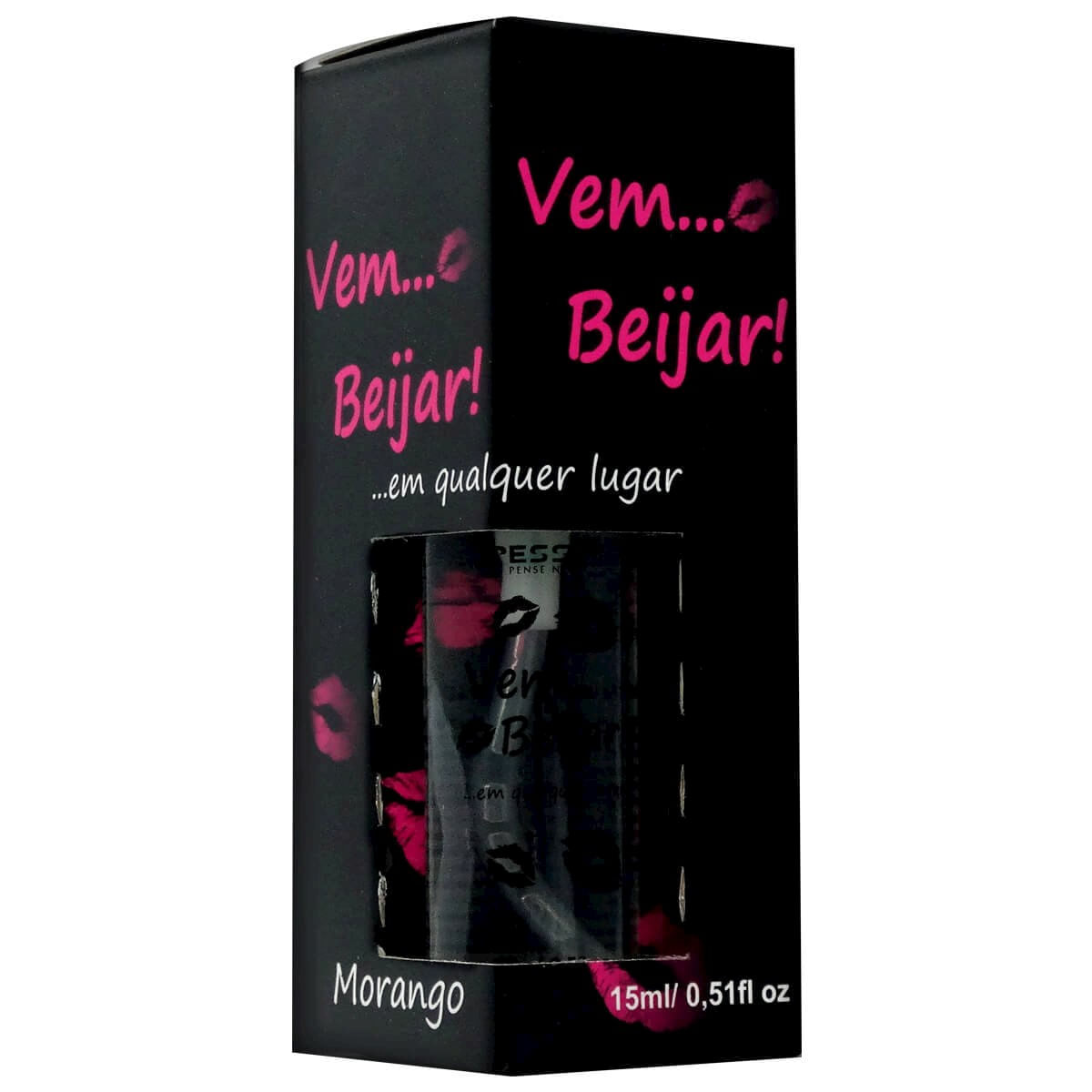Vem Beijar Morango 15ml Pessini Vem Beijar Morango 15ml Pessini