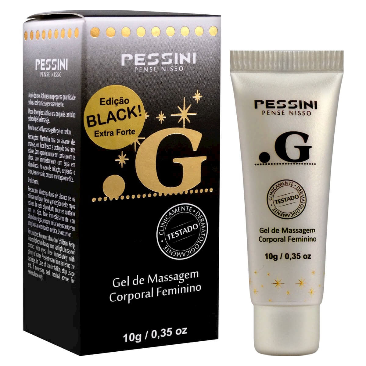 Ponto G Black Sensibilizante Feminino Extra Forte 10g Pessini