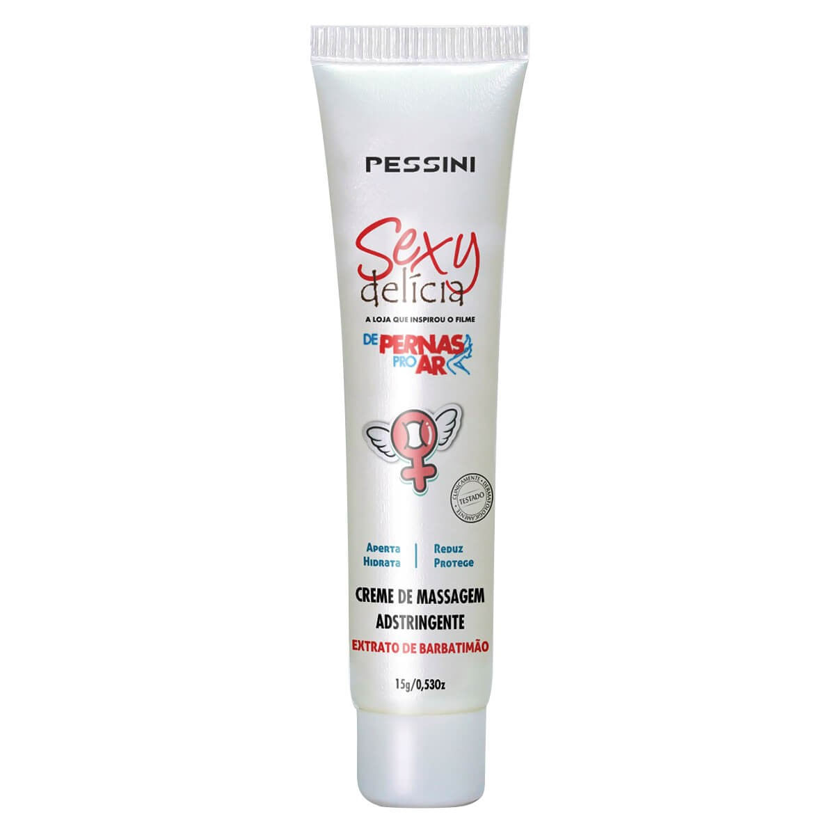 Creme de Massagem Adstringente Sexy Delícia a Loja que Inspirou o filme De Pernas Pro Ar 15g Pessini