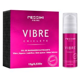 Vibre Gel de Massagem Eletrizante Sabor Chiclete Pessini