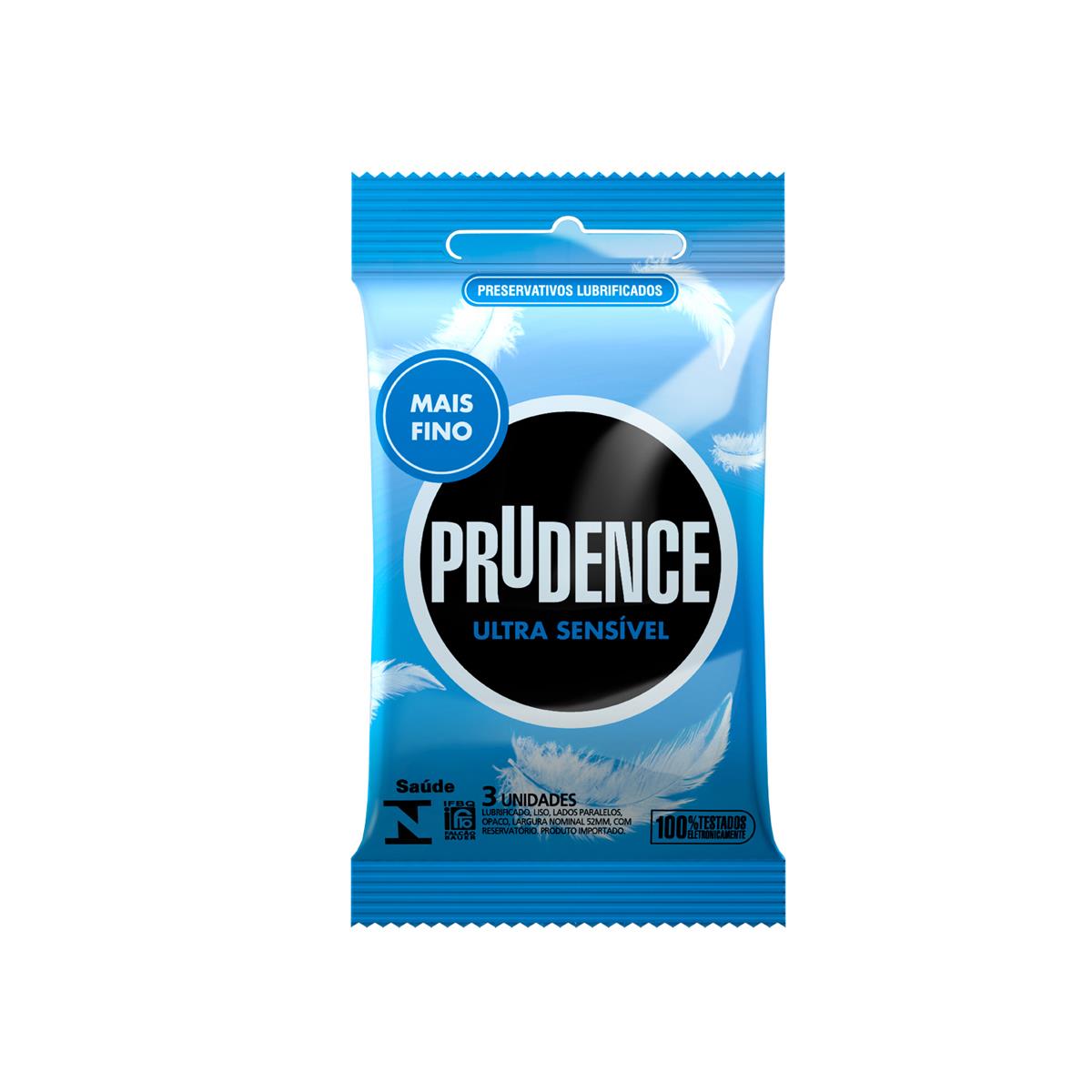 Preservativos Ultra Sensível Prudence Preservativos Ultra Sensível Prudence