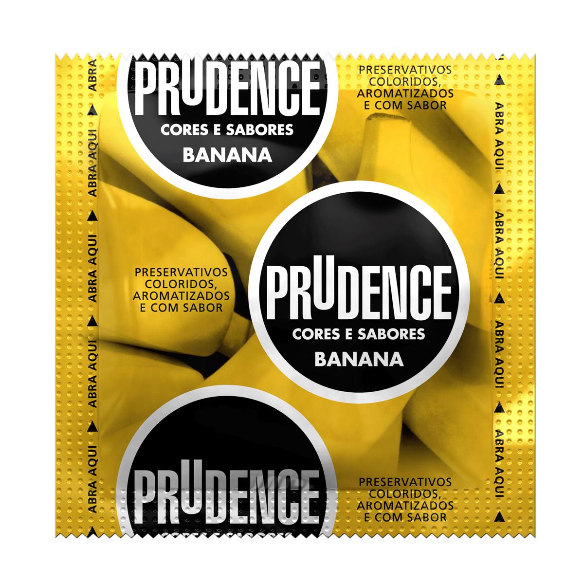 Preservativos Cores e Sabores Banana Prudence