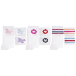 Kit 3 Pares Meia Feminina Cano Curto Esportiva Angel 01 Rikam