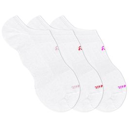 Kit 3 Pares Meia Sapatilha Feminina Solado Elástico Performance Rikam