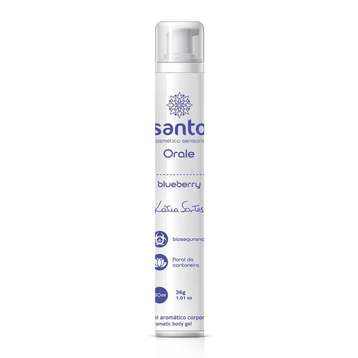 Orale Gel Lubrificante Aromático Blueberry 30ml Santo Orale Gel Lubrificante Aromático Blueberry 30ml Santo