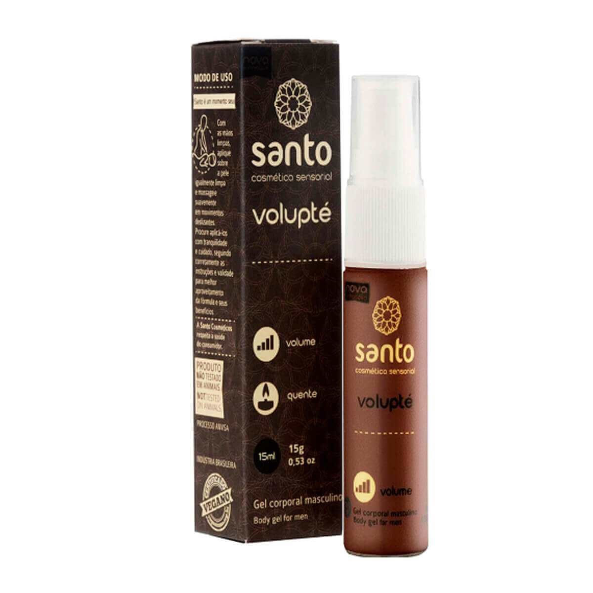 Volupté Gel Corporal Masculino 15g Santo Sexo Volupté Gel Corporal Masculino 15g Santo Sexo