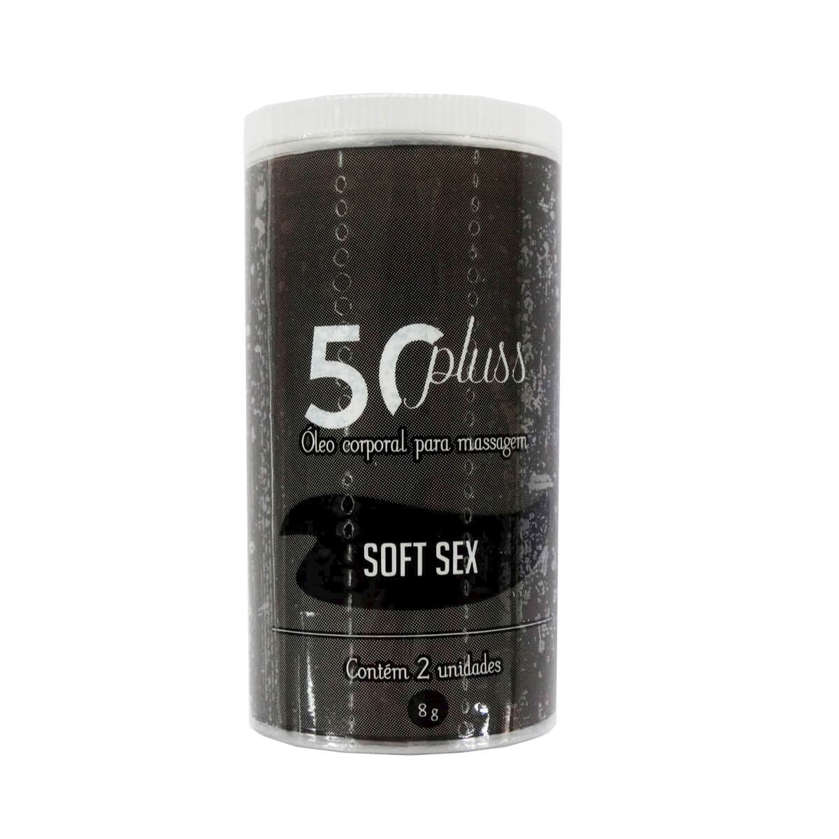Soft Sex 50 Plus Óleo para Massagem Corporal 2un Satisfaction Caps