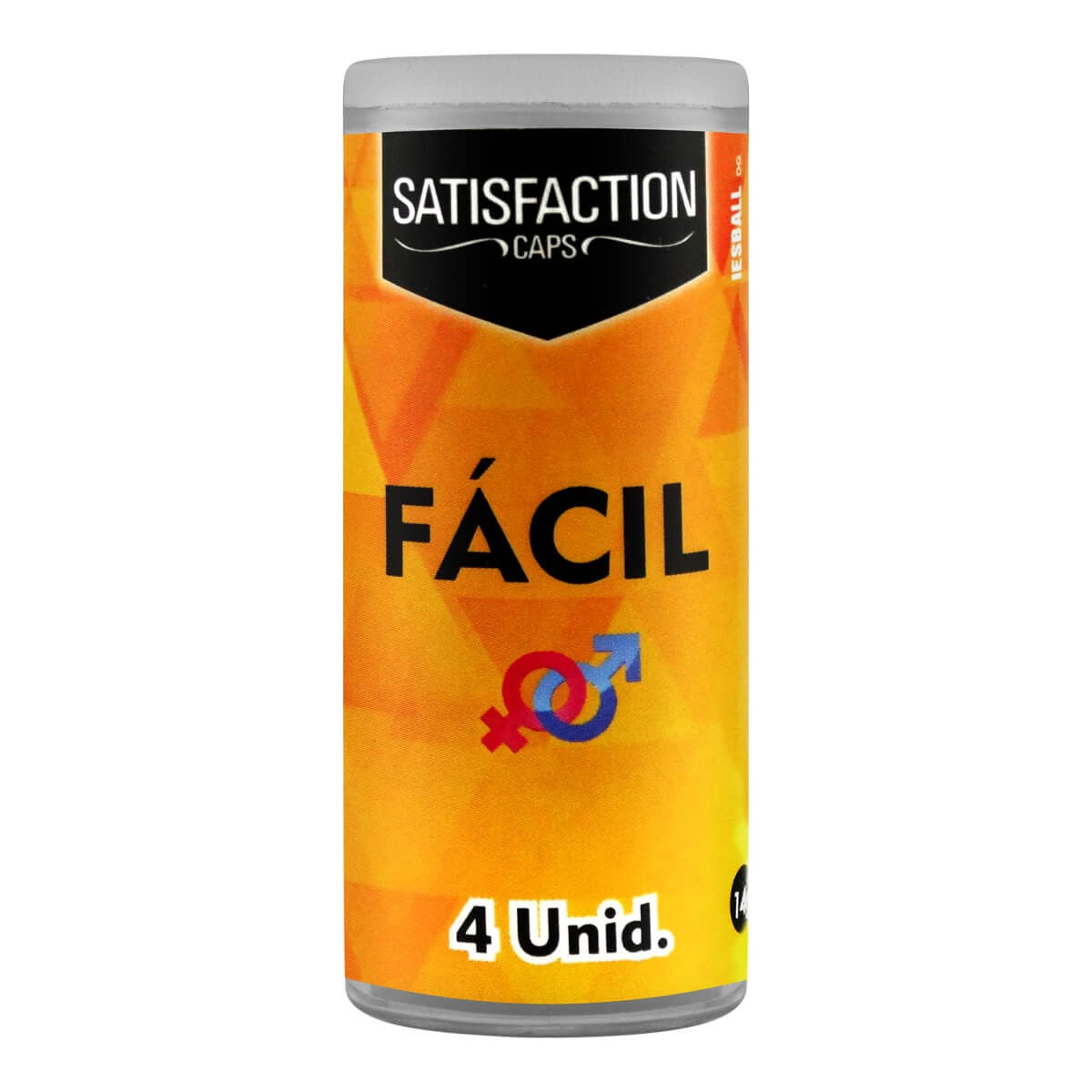 Iesball Fácil Cápsulas para Massagem Corporal Satisfaction Caps Iesball Fácil Cápsulas para Massagem Corporal Satisfaction Caps