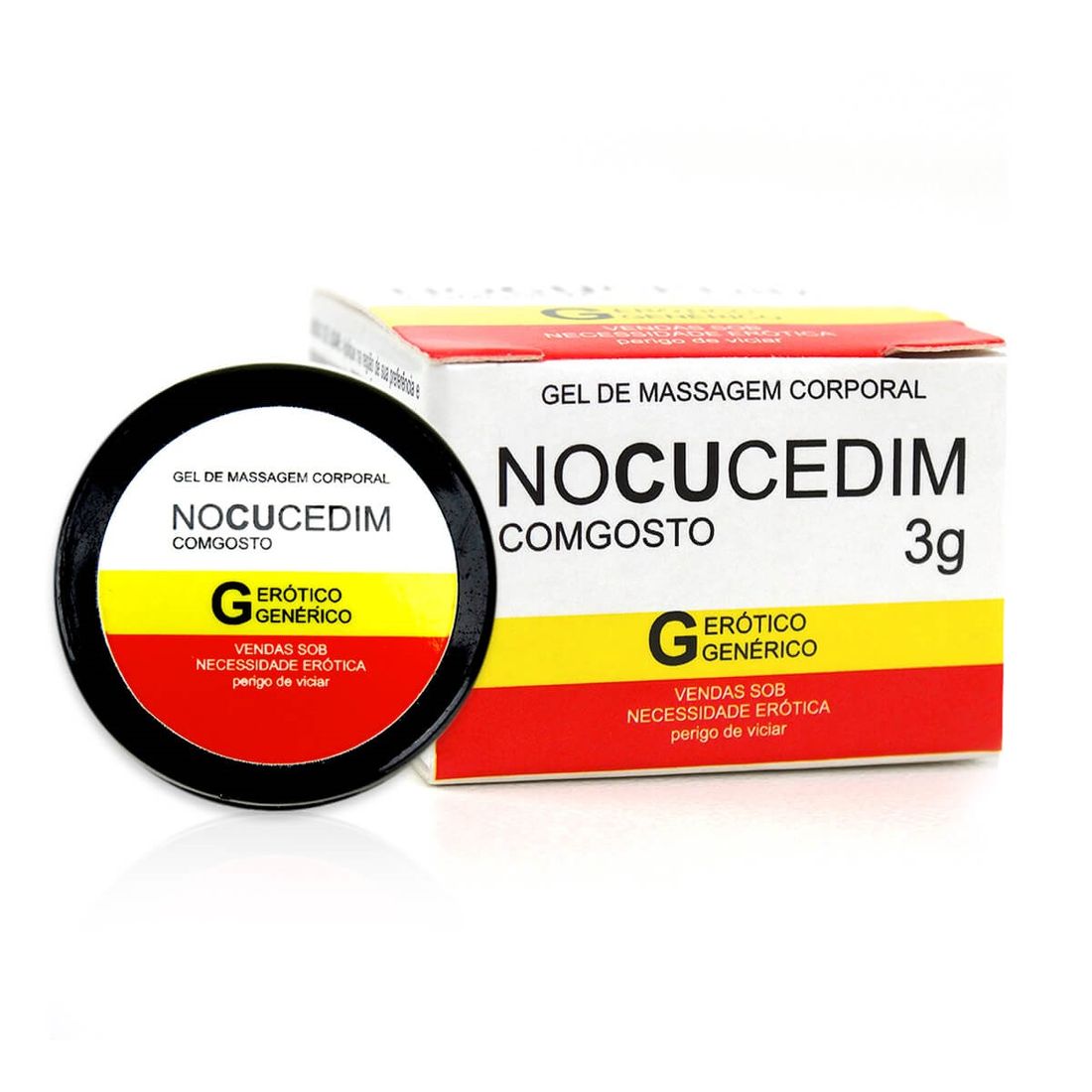 Nocucedim Comgostoso Creme Dessensibilizante Anal 3g Linha Farmacinha do Riso Secret Love