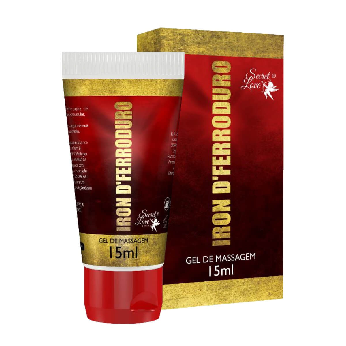 Iron D Ferro Duro Lubrificante Comestível Sabor Chocolate 15ml Secret Love