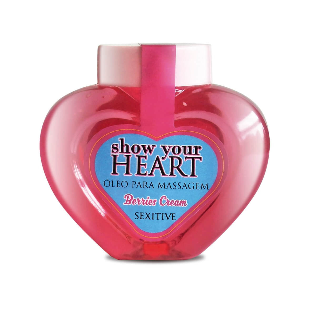 Show Your Heart Lubrificante Corporal de Berries Cream 70ml Sexitive