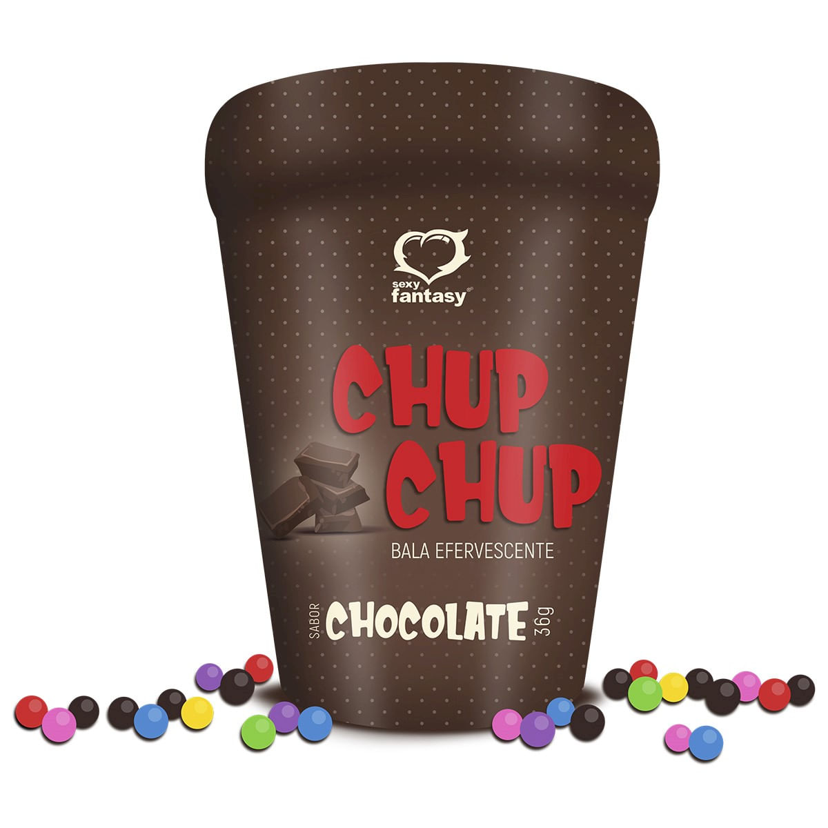 Chup Chup Erotic Candy Effervescent Chocolate Sexy Fantasy - Miess