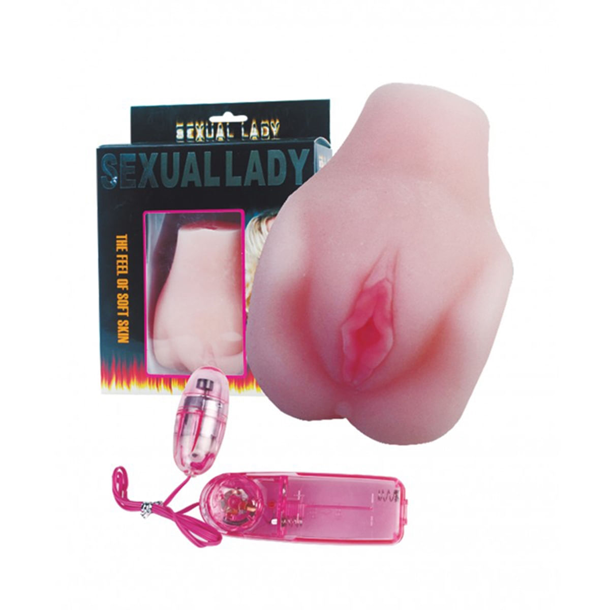 Vagina em CyberSkin, acompanha bullet cromado com excelente vibração