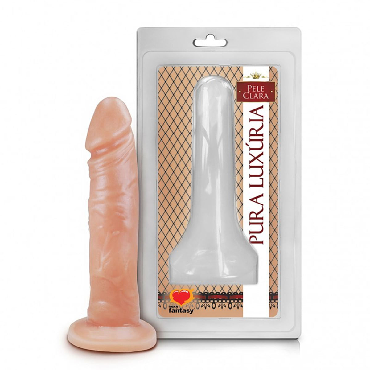 Prótese Realística Pura Luxúria Pele 11,7x3,1 Sexy Fantasy