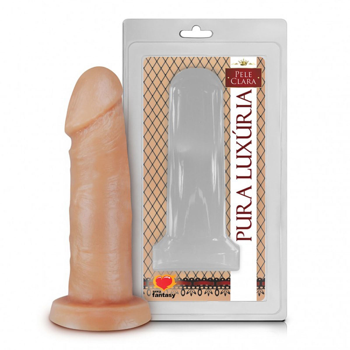 Prótese Realística Pura Luxúria Pele 14,5x3,6 cm Sexy Fantasy