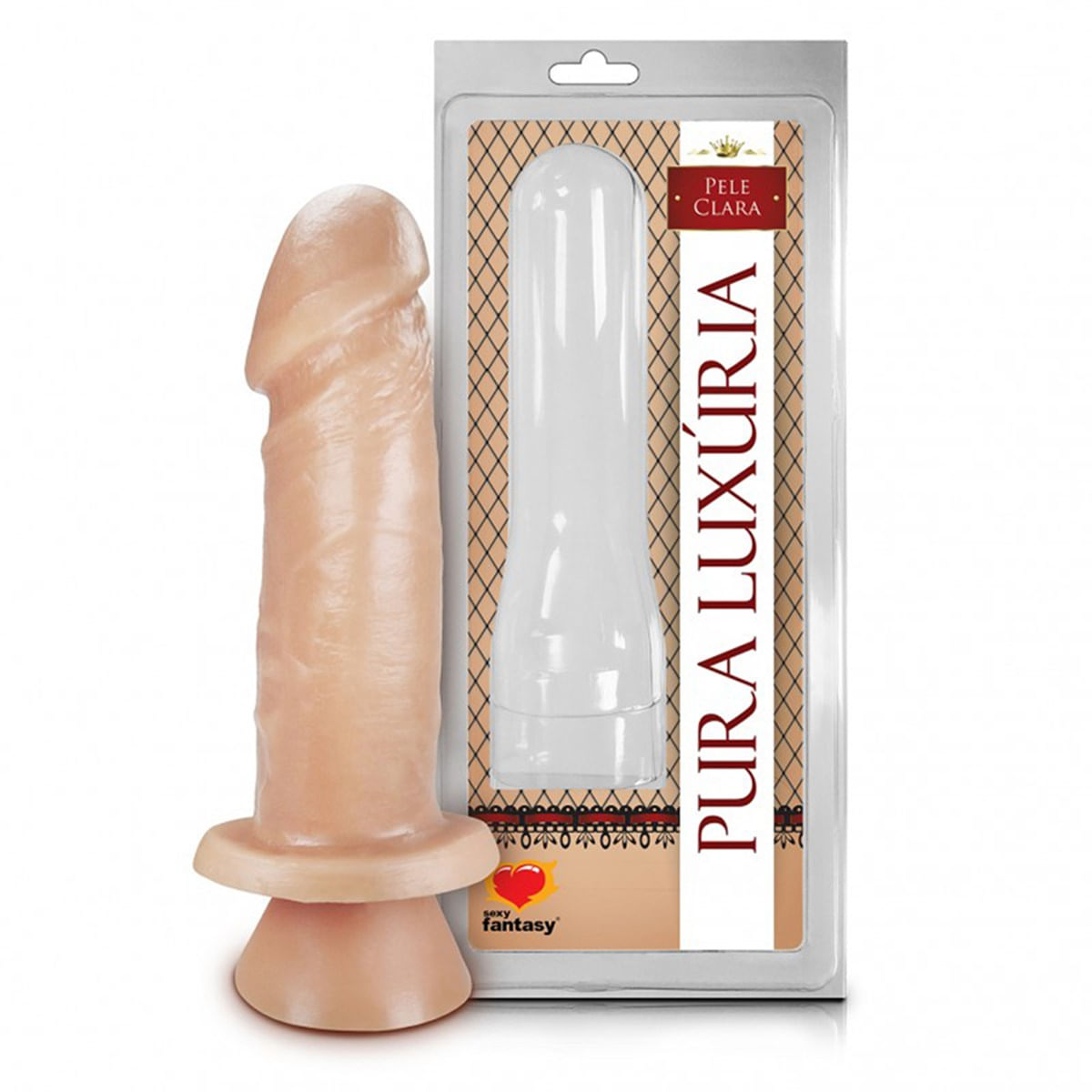 Prótese Realística Pura Luxúria Pele 14x4,2 Sexy Fantasy