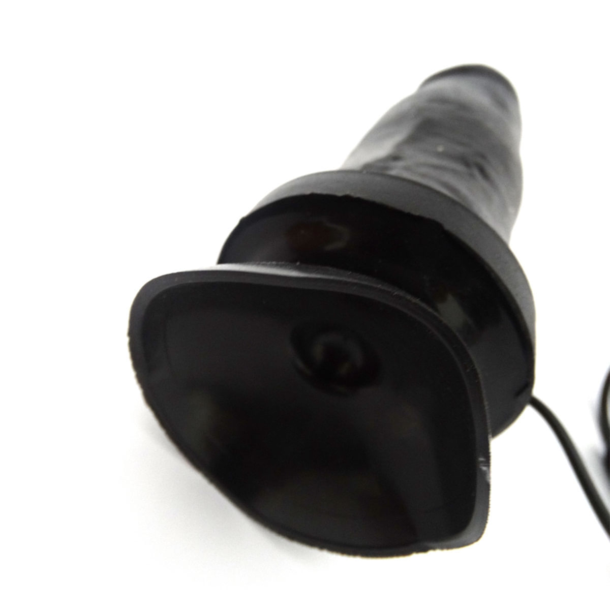 Prótese Realística com Vibro e Ventosa Pura Luxúria Black 15,3x4,5 Sexy Fantasy