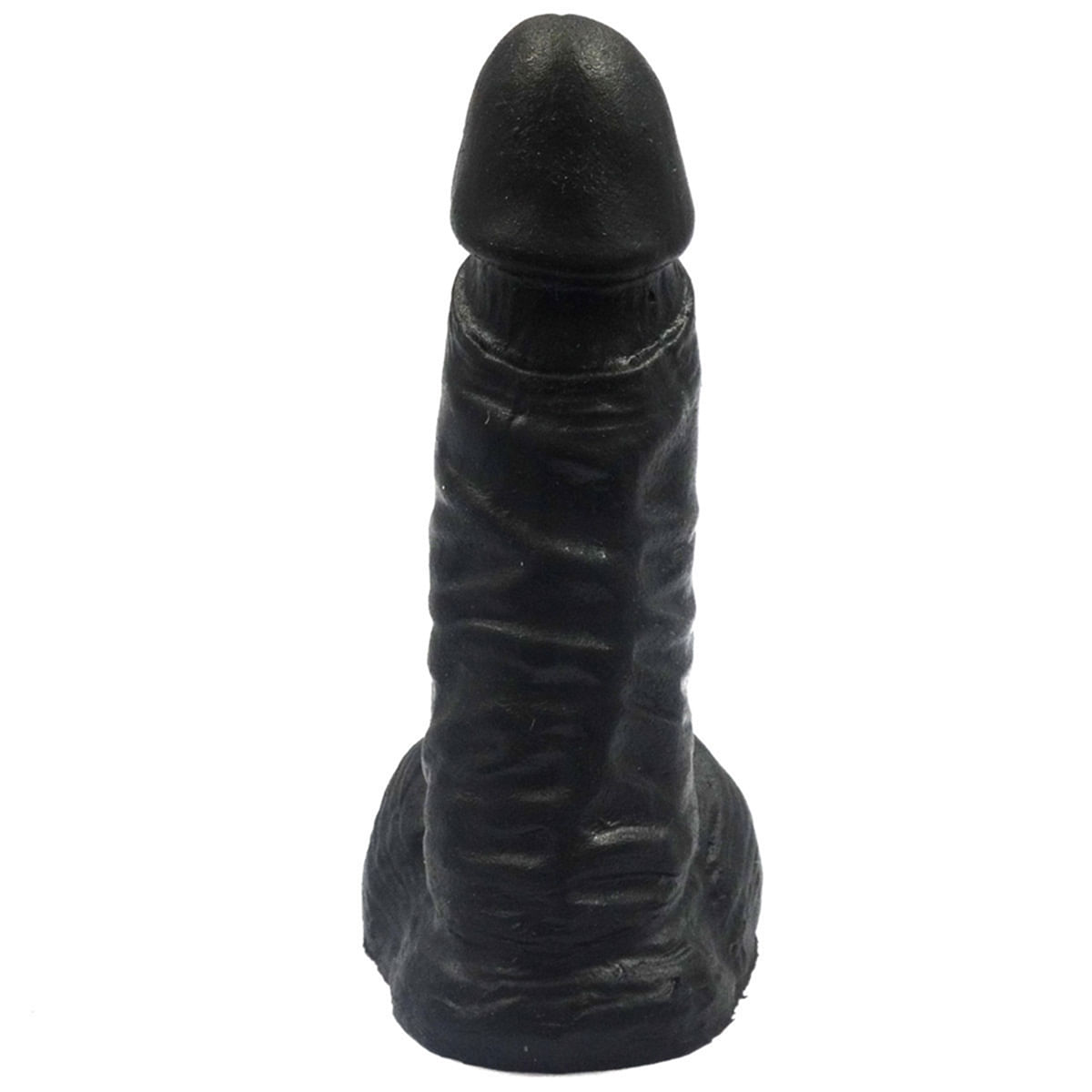 Prótese Realística com Escroto Pura Luxúria Black 10,7x3 Sexy Fantasy