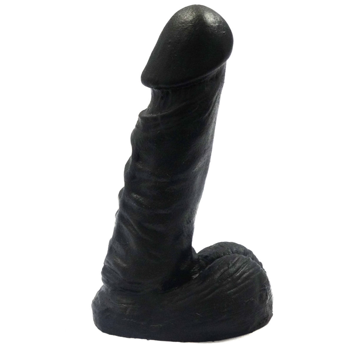 Prótese Realística com Escroto Pura Luxúria Black 10,7x3 Sexy Fantasy