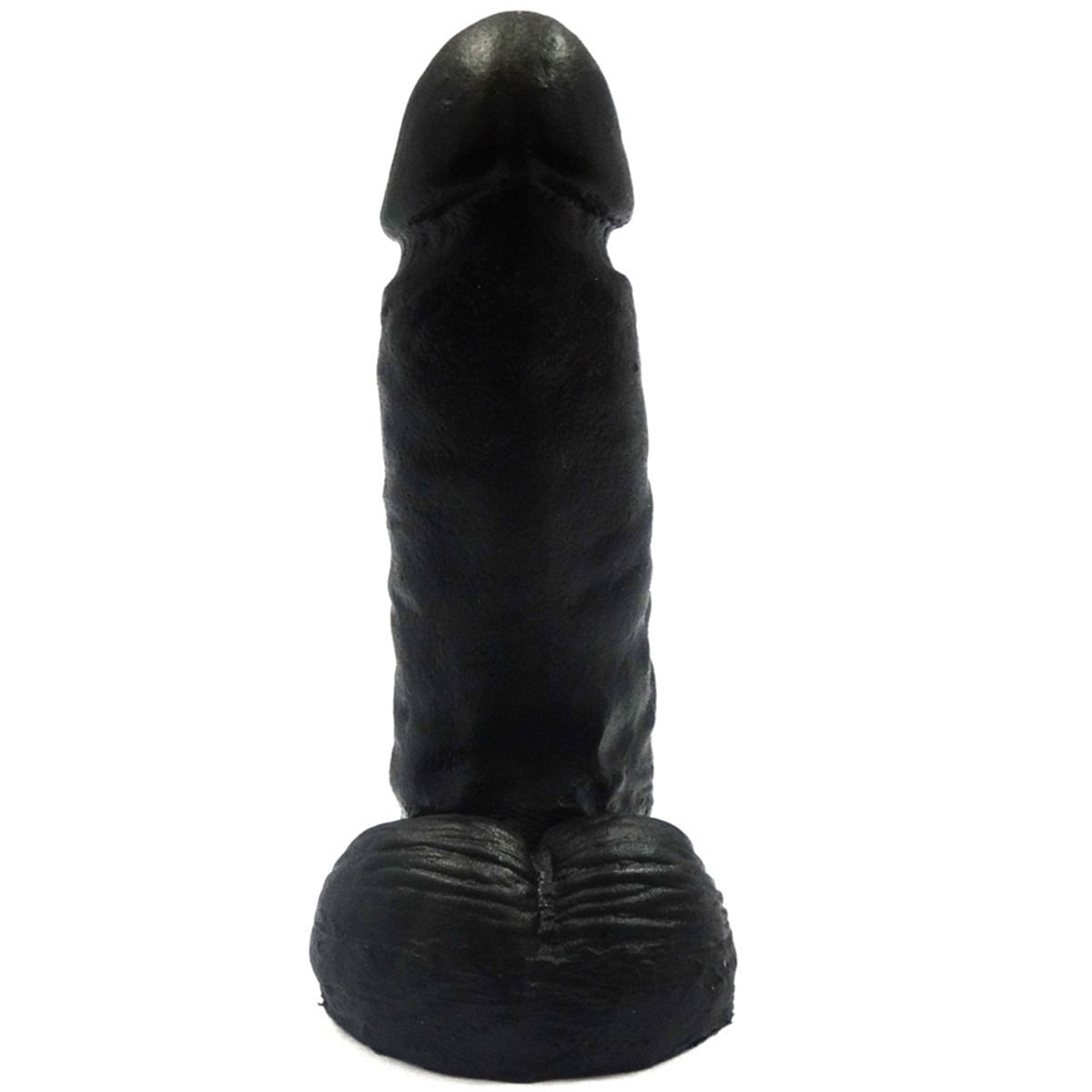 Prótese Realística com Escroto Pura Luxúria Black 10,7x3 Sexy Fantasy