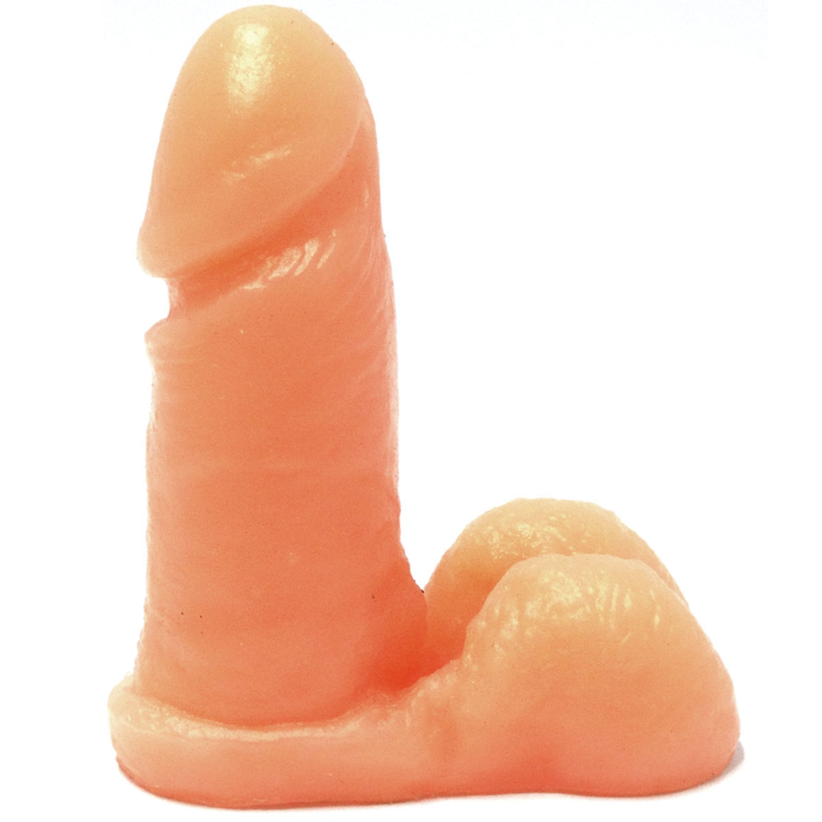 Prótese Realística com Escroto Pura Luxúria Salmão 11x4 Sexy Fantasy