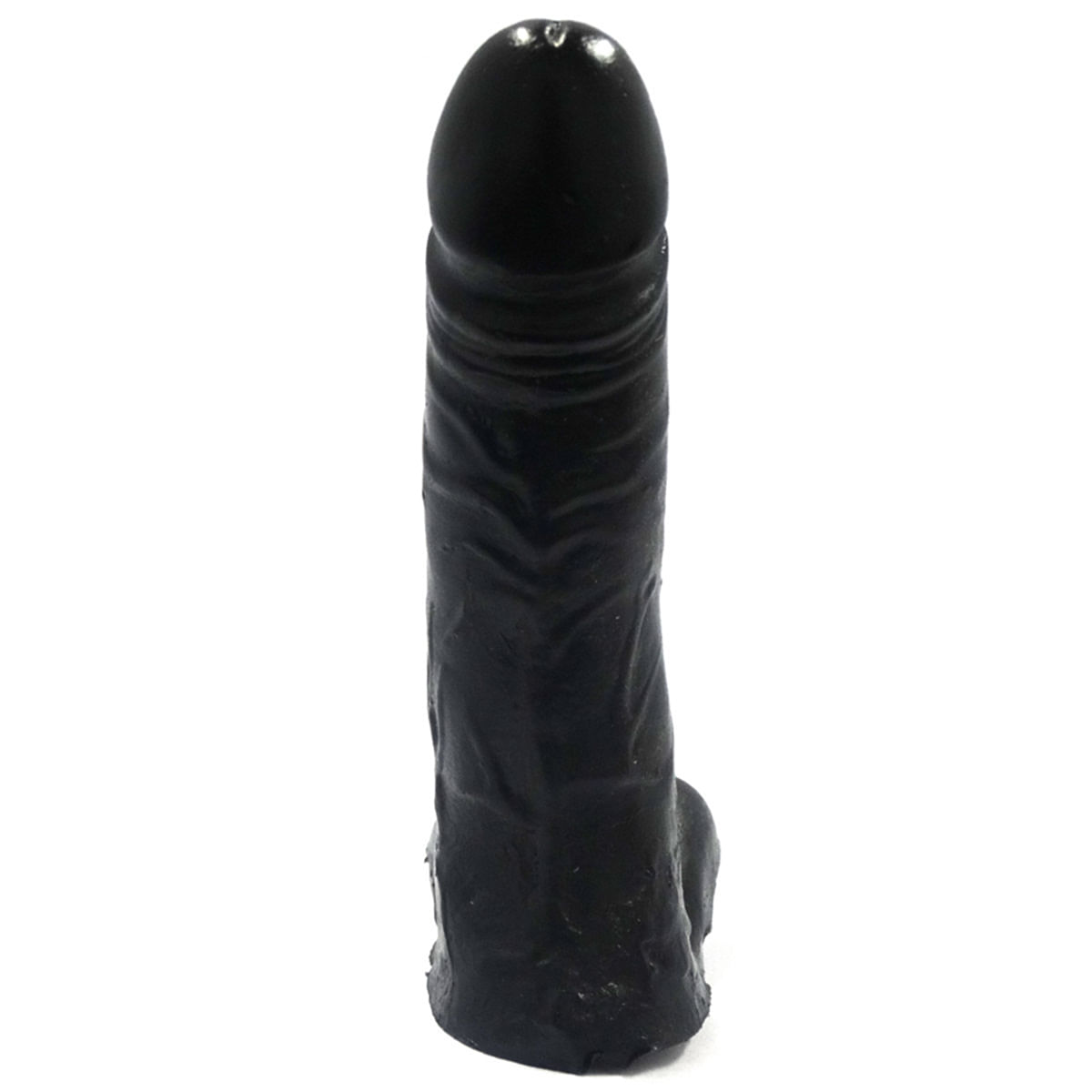 Prótese Realística com Escroto Pura Luxúria Black 12,8x3,2 Sexy Fantasy