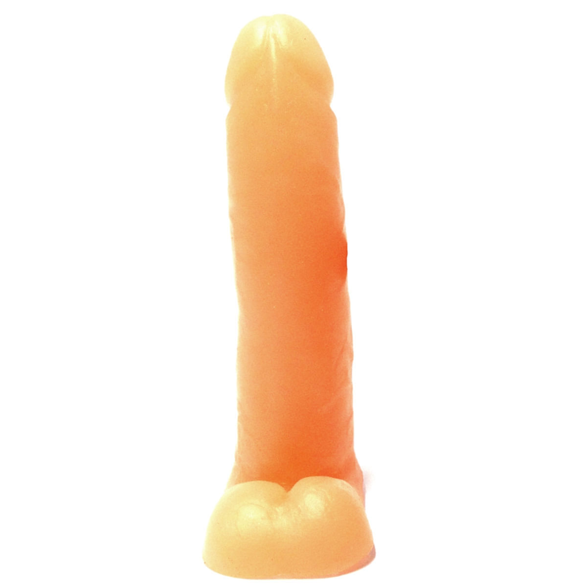 Prótese Realística com Escroto Pura Luxúria Salmão 12,8x3,2 Sexy Fantasy