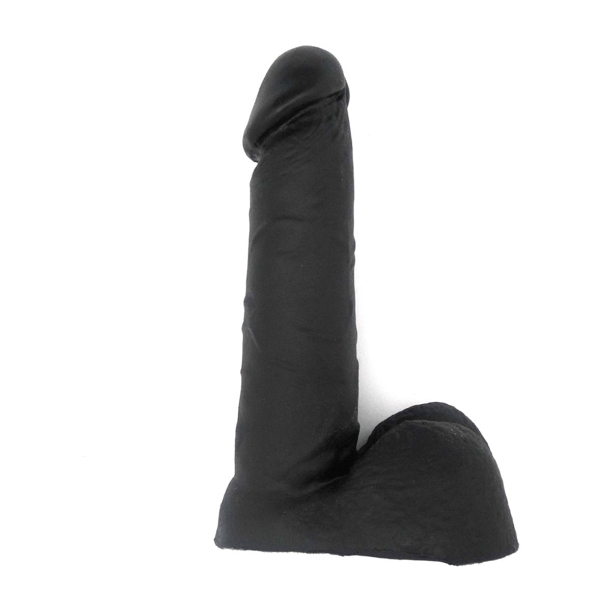Prótese Realística com Escroto Pura Luxúria Black 15x3,8 Sexy Fantasy