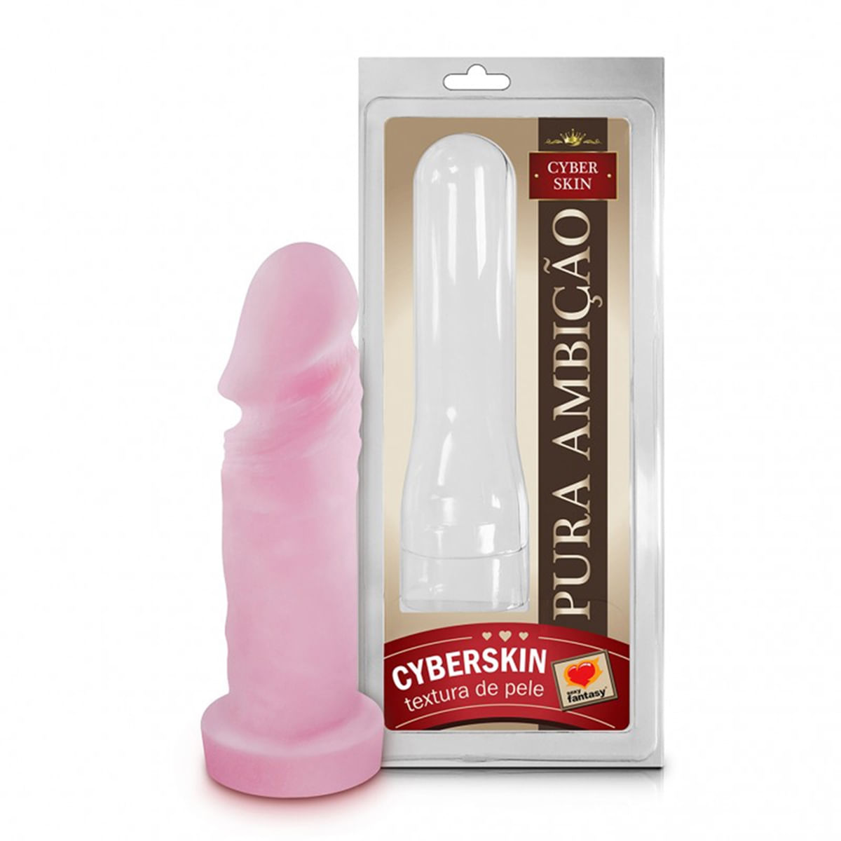 Capa Peniana Textura de Pele Cyber Skin Pura Ambição 15x4 Sexy Fantasy