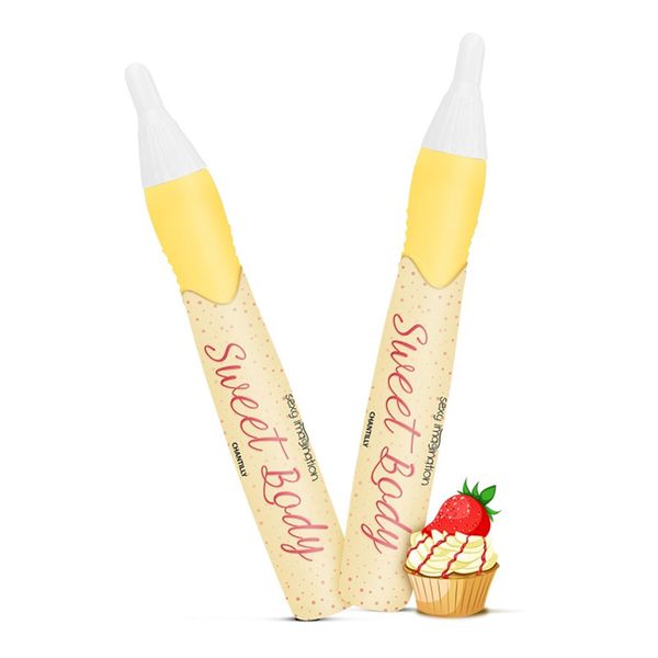 Caneta Comestível Sweet Body Chantilly 25g Linha Sexy Imagination Sexy Fantasy