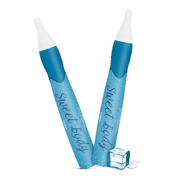 Caneta Comestível Sweet Body Ice Menta 25g Linha Sexy Imagination Sexy Fantasy