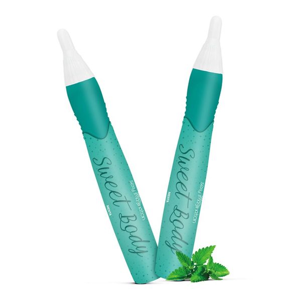Caneta Comestível Sweet Body Menta 25g Linha Sexy Imagination Sexy Fantasy