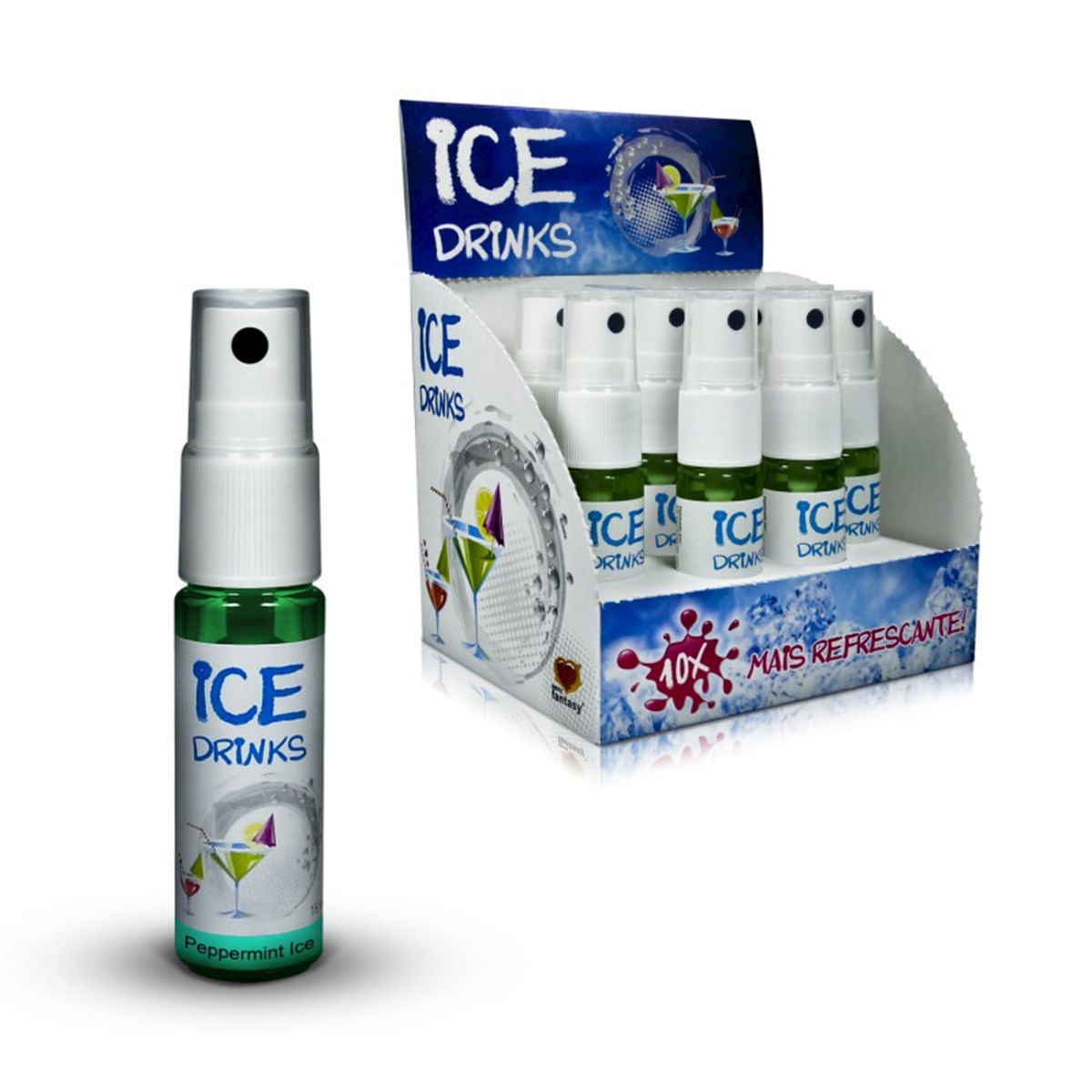 Ice Drinks Efeito Ultra Refrescância Peppermint 15ml Sexy Fantasy