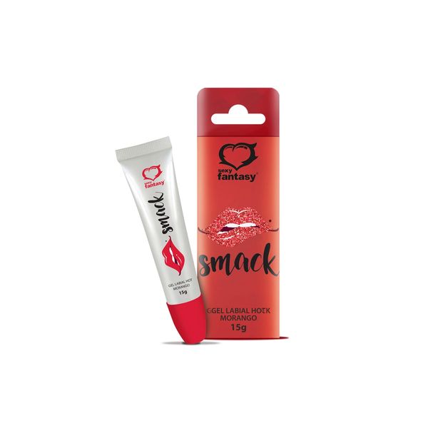Shock Gel Labial Sabor Hot Morango - Sexy Fantasy