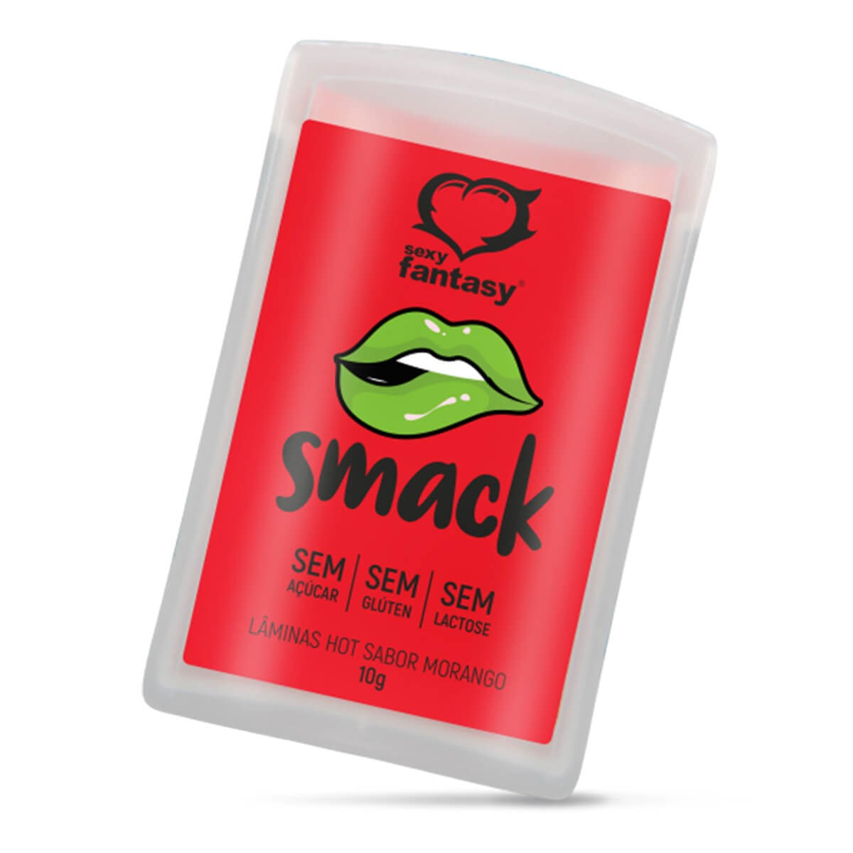 Lâmina Hot de Morango Linha Smack - Sexy Fantasy