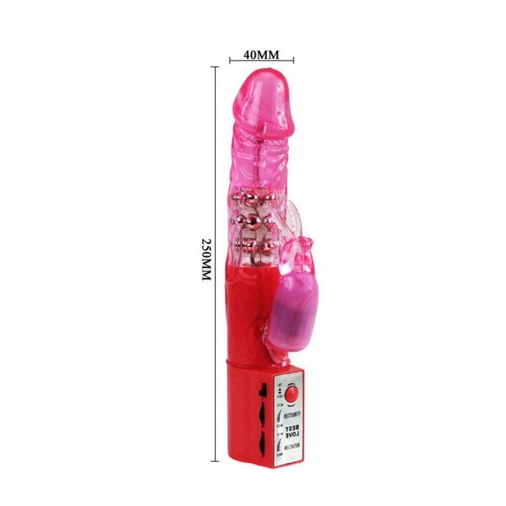 Vibrador Rabbit Lilás Pênis Rotativo em Silicone com Estimulador Sexy  Fantasy - GOZZE SEX SHOP