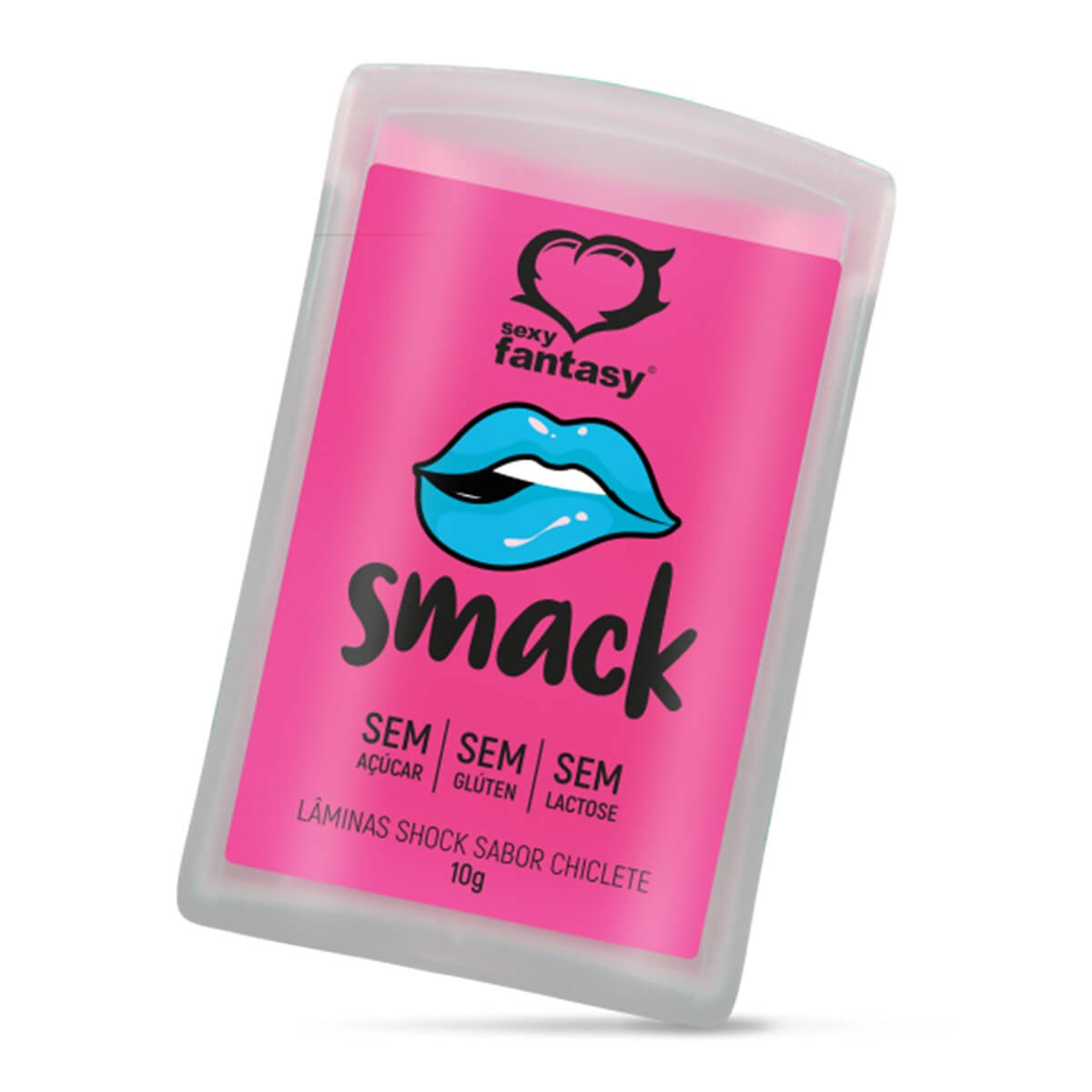 Lâminas Shock Sabor Chiclete Linha Smack 10g Sexy Fantasy