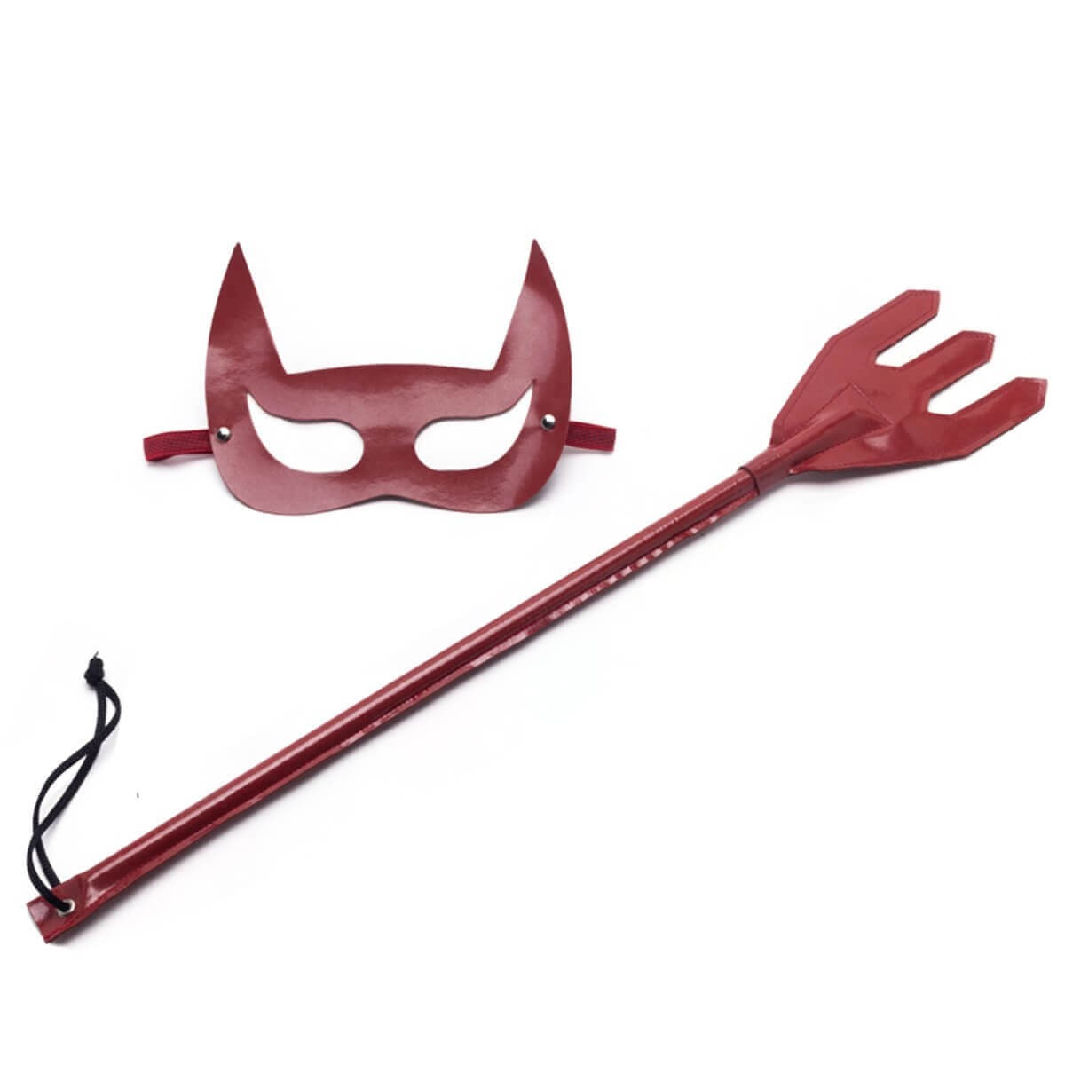 Kit Diabinha Chibata Tridente e Máscara Sexy Fantasy Kit Diabinha Chibata Tridente e Máscara Sexy Fantasy