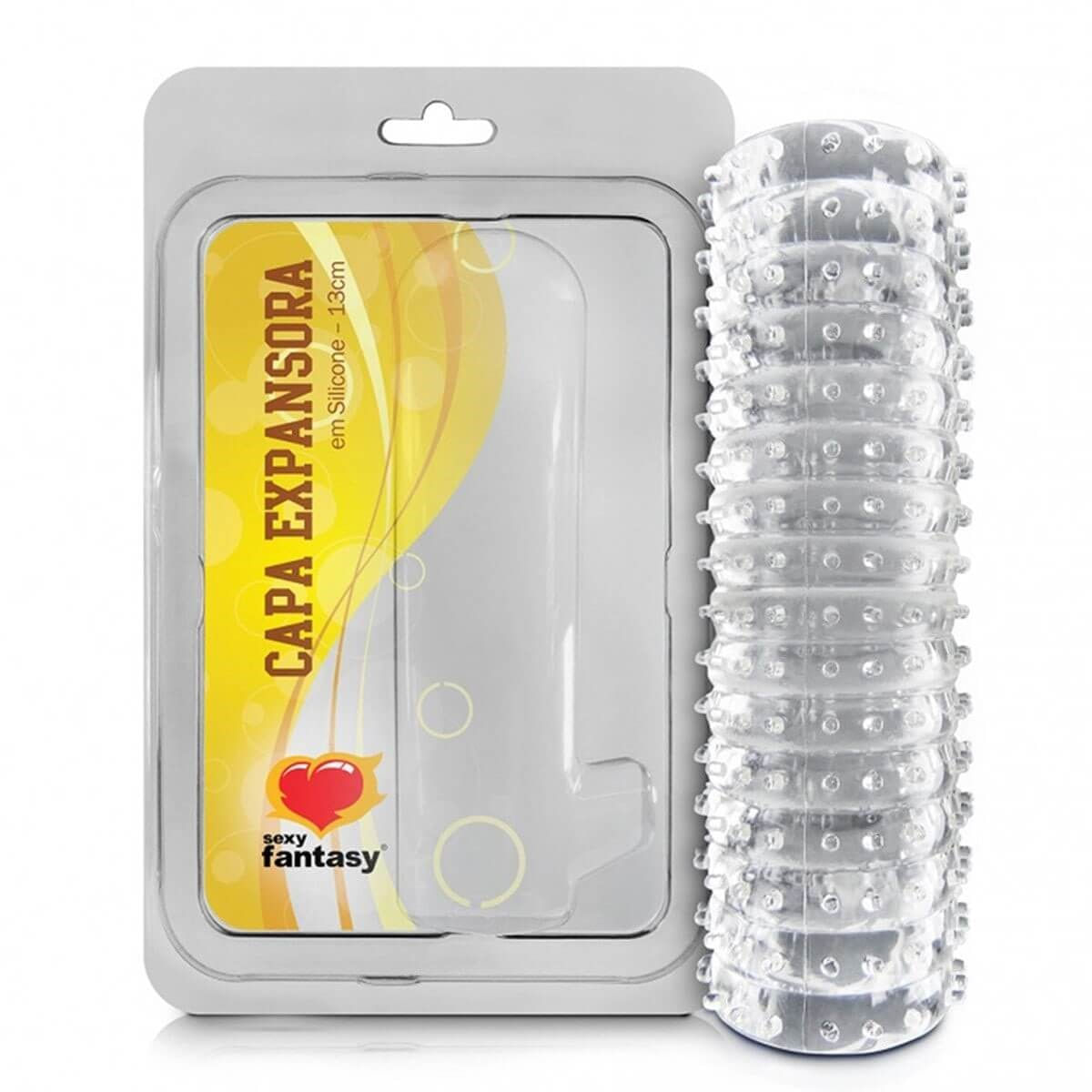 Masturbador Vazado Incolor 13 cm Sexy Fantasy Masturbador Vazado Incolor 13 cm Sexy Fantasy