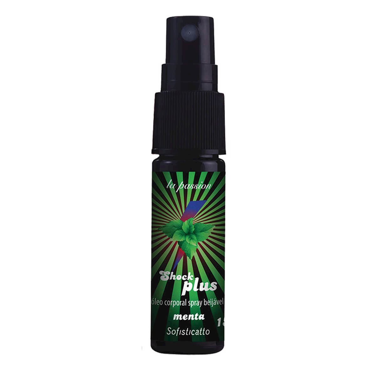 Shock Plus Óleo Corporal Beijável em Spray de Menta 15ml Sofisticatto Shock Plus Óleo Corporal Beijável em Spray de Menta 15ml Sofisticatto