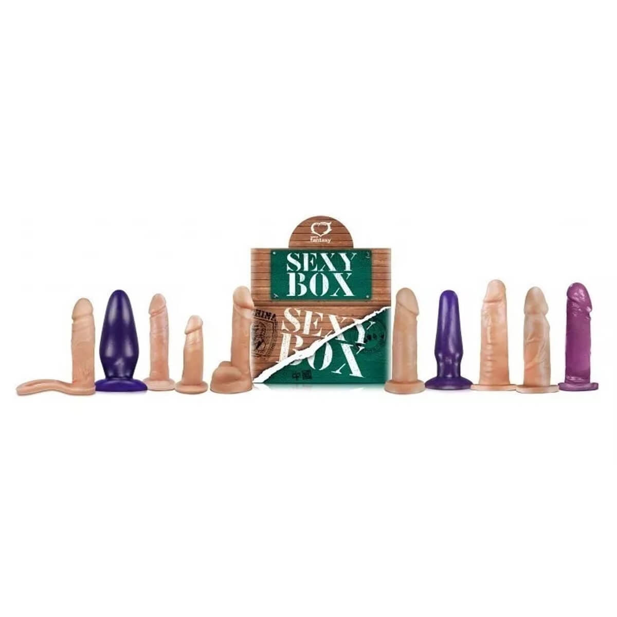 Caixa Sexy Box Verde Kit com 10 Unidades M Peças Sortidas Sexy Fantasy Caixa Sexy Box Verde Kit com 10 Unidades M Peças Sortidas Sexy Fantasy