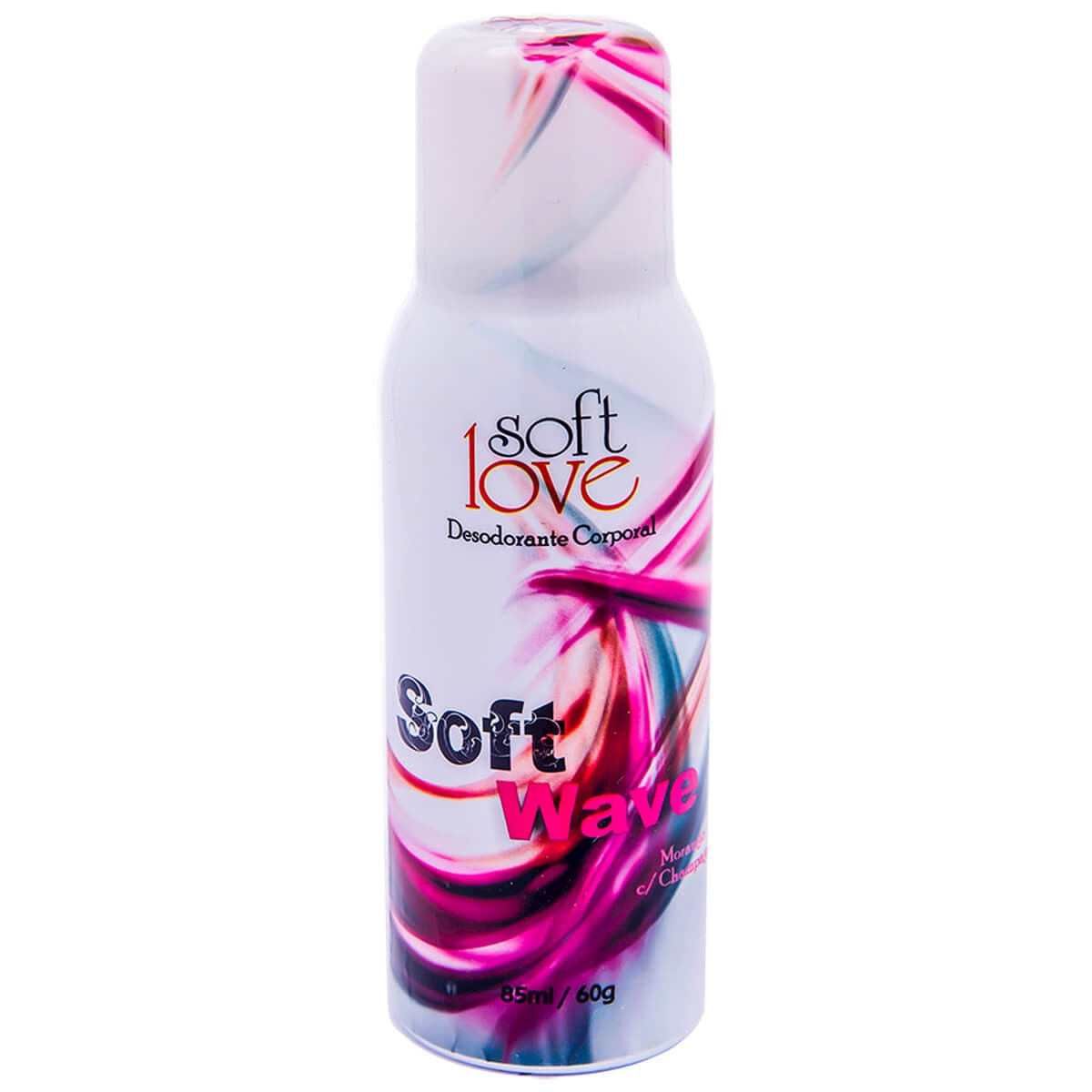 Soft Wave Morango com Champagne Desodorante Corporal 85ml/60g Soft Love