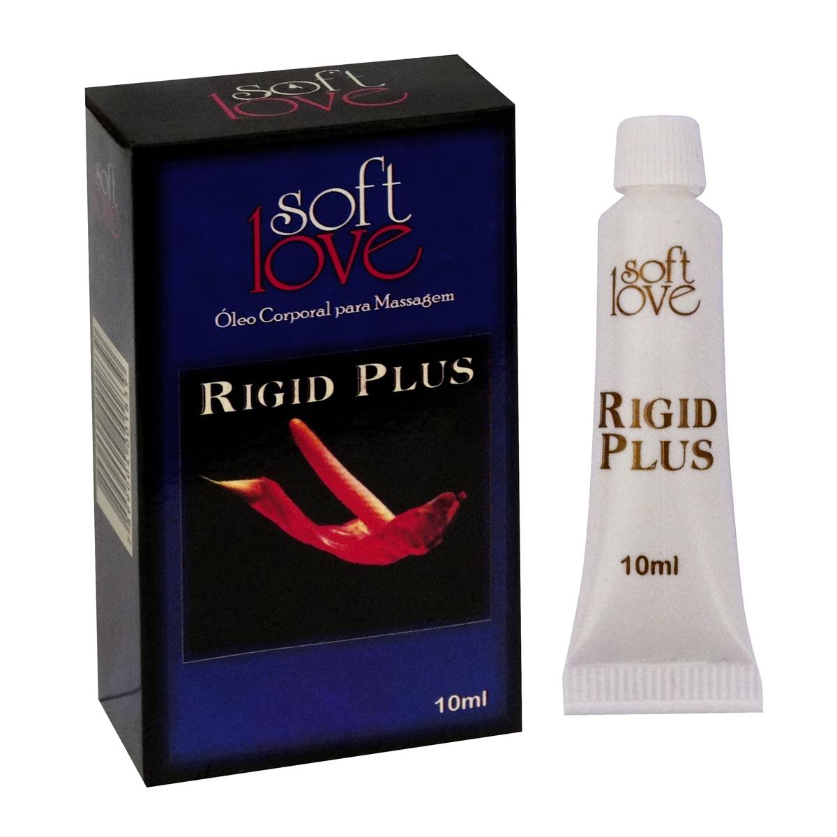 Rigid Plus Óleo para Massagem 10ml Soft Love