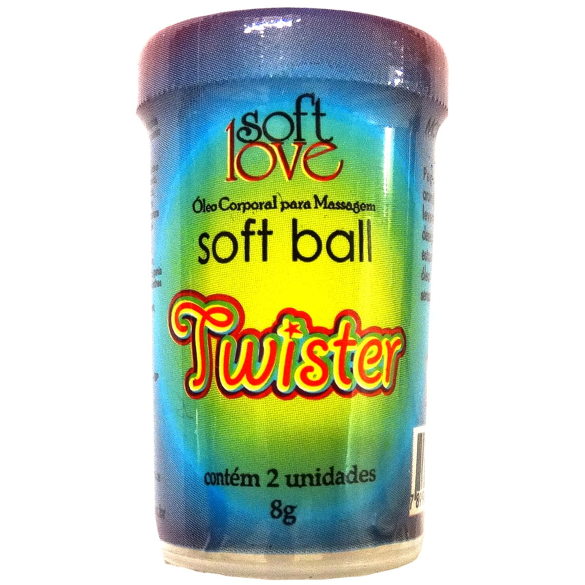 Óleo Corporal para Massagem Soft Ball Twister 2und Soft Love