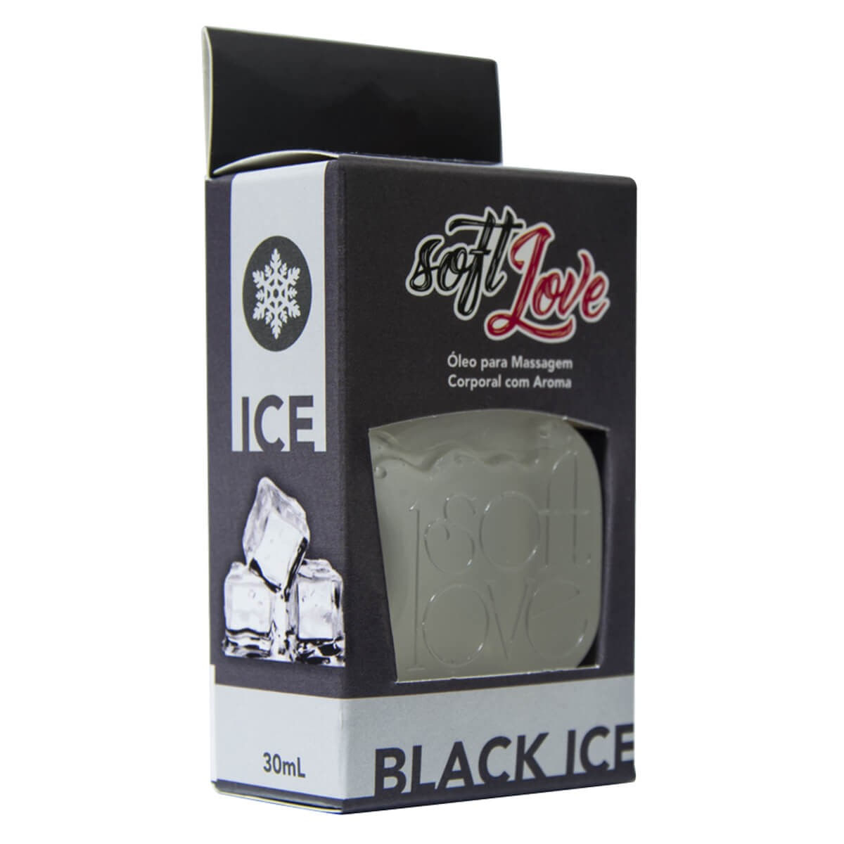 Soft Love Black Ice 30ml Gel Umidificante Corporal com Aroma